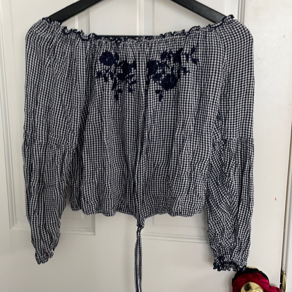 Cute navy blouse